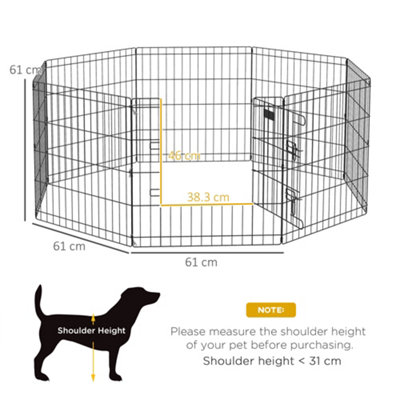 Pawhut 8 hotsell panel pet playpen