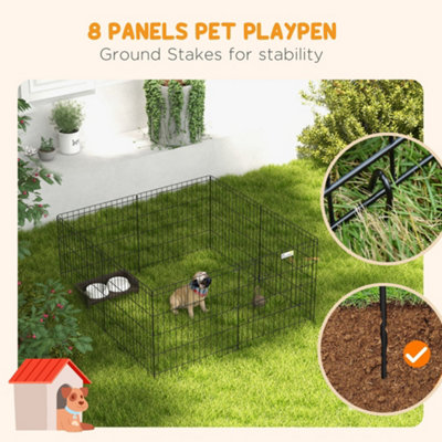 8 panel pet outlet playpen