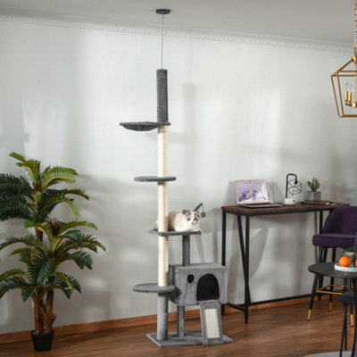 Diy floor to 2024 ceiling cat tree