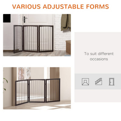 Adjustable pet gate clearance indoor