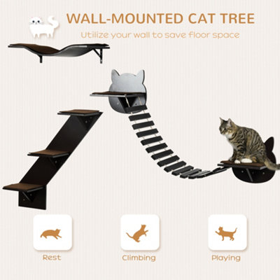 Mounted cat hot sale tree