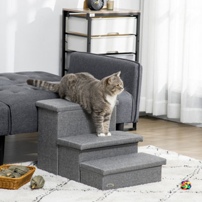 Cat steps for store bed