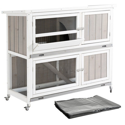 2 tier rabbit hutch for sale best sale