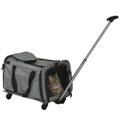 Cat carrier on wheels hotsell