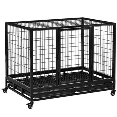 Black best sale wire kennel