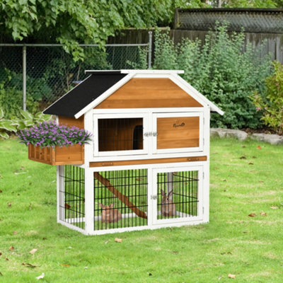 Indoor outdoor hotsell rabbit hutch