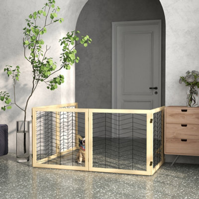 6 panel 2024 freestanding gate