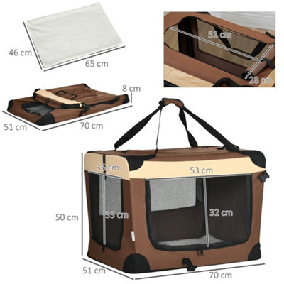 Foldable pet hot sale carrier