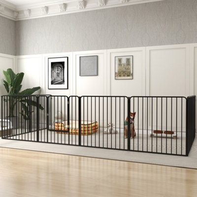 PawHut 80cm 8 Panels Heavy-Duty Dog Playpen for Small, Medium Dogs Price Comparisons | Compare The Build