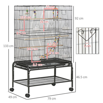 Bird cage clearance wheels