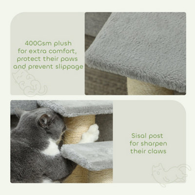 PawHut Cat Steps 3 Stairs Deluxe Pet Portable Easy Climb Assistance ...