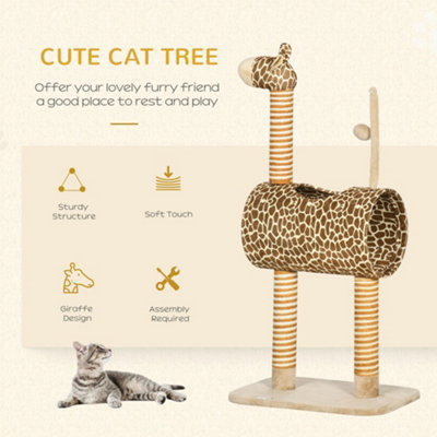 Cute cat hot sale scratching post