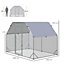 PawHut Chicken Run with Roof, Walk In Chicken Coop for 4-6 Chickens, Hen House, Duck Pen, Outdoor 280 x 190 x 195cm