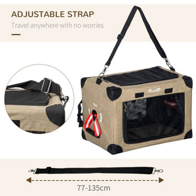 Collapsible cheap cat carrier