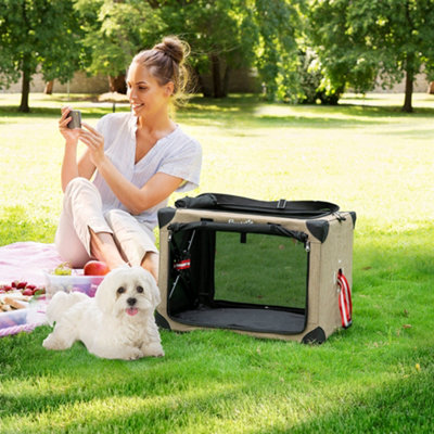 Pet carrier outlet mat