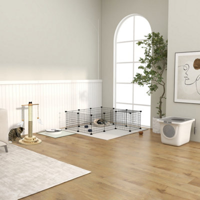 PawHut DIY Pet Playpen 36 Panel for Rabbit Chinchilla Hedgehog