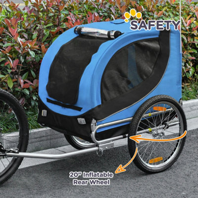 Dog cart for bike hot sale