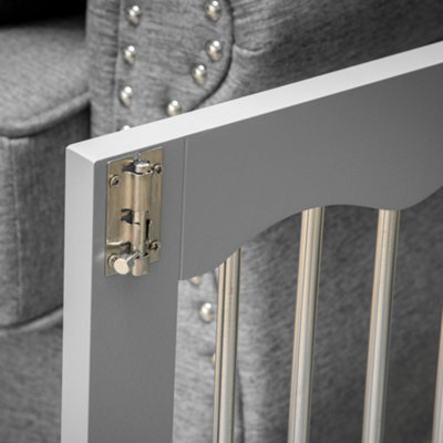 Image showcasing PawHut Dog Crate End Table w/ Locks and Latches, for Large Dogs