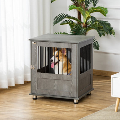 Grey sales dog crate