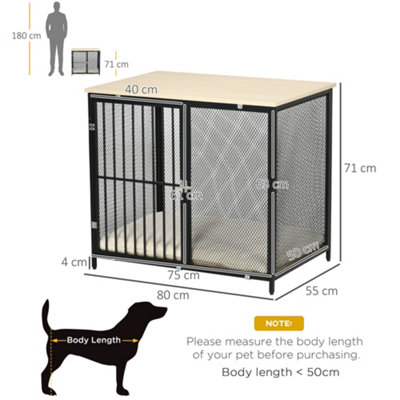 Medium size shop dog kennel dimensions