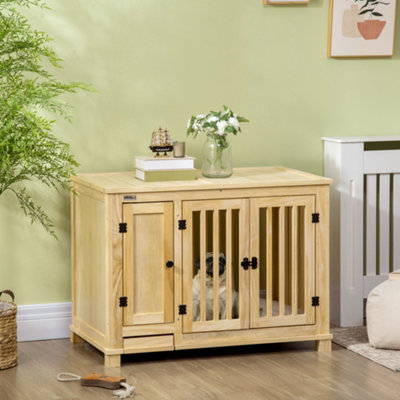 Digital Plans Wooden Dog Crate Entertainment Center DIY Dog Kennel  Furniture 