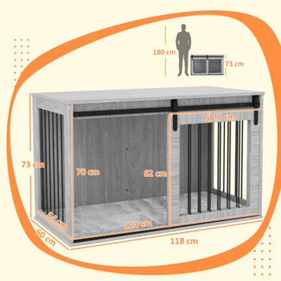 Photo inspiration: Pawhut Dog Crate With Ventilation Reference: Pawhut Dog Crate Furniture With Removable Cushion For Xl Sized