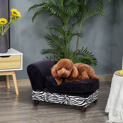 PawHut Dog Sofa Elevated Pet Chair Cat Couch w/ Hidden Under Seat Storage Price Comparisons | Compare The Build