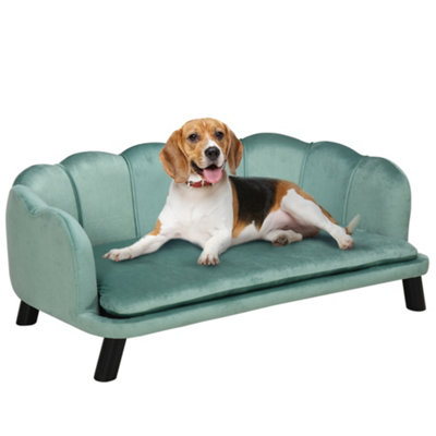 Velvet couches online and dogs