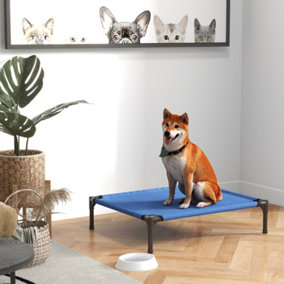 Pawhut Elevated Pet Bed Cool Cot Dog Sleep Folding Indoor Outdoor Camping 76Lcm