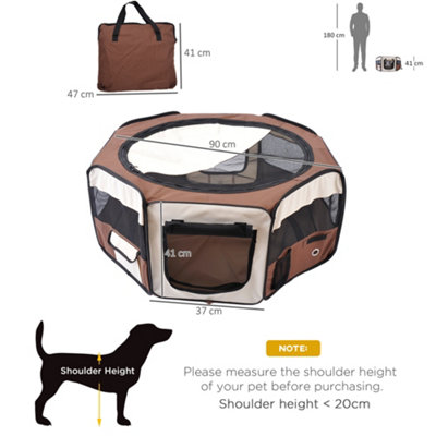 Fabric dog hot sale playpen