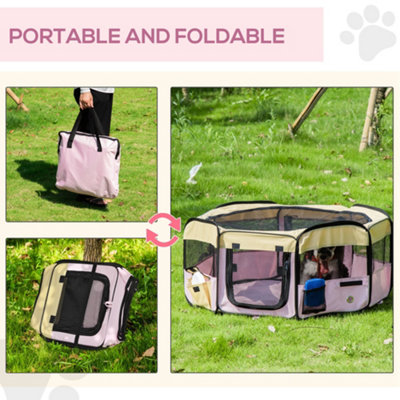 https://media.diy.com/is/image/KingfisherDigital/pawhut-fabric-pet-whelping-box-dog-cat-puppy-playpen-rabbit-guinea-pig-play-pen-in-pink-with-carry-bag-small-dia-90-x-41hcm~5060265992712_06c_MP?$MOB_PREV$&$width=618&$height=618