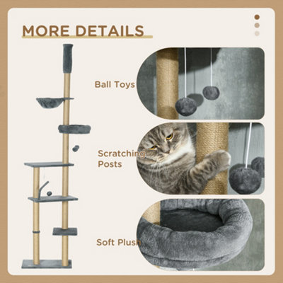 Cat Tower For Indoor Cats Kamulouk Cat Tree, Tier Cat Scratching