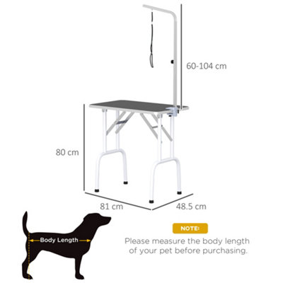 Dog 2024 bath table