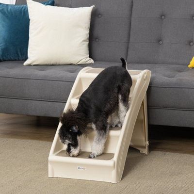 Folding pet stairs for clearance large dogs