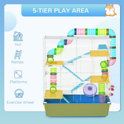 5 level outlet hamster cage