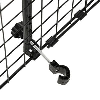 PawHut Heavy Duty Pet Dog Car Barrier Adjustable Ventilated Mesh Wire Guard - 6