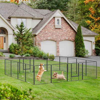 Pen for dogs in backyard hotsell