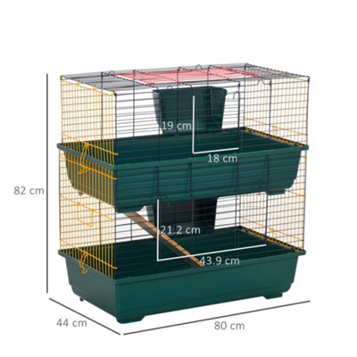 Two storey clearance guinea pig cage