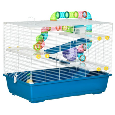 Plastic hamster cage with tubes sale