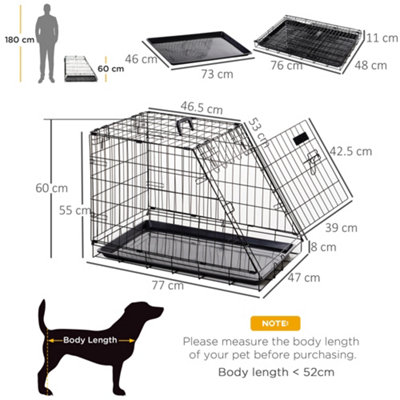 Small dog best sale cage for car