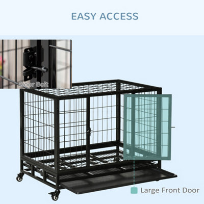 Wrought iron dog crate hotsell