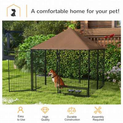 Dog pen outlet canopy