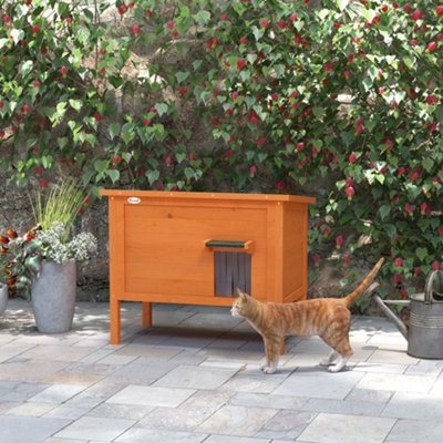 Outdoor feral cat house hotsell