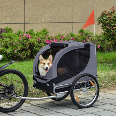 Dog cheap bike rack