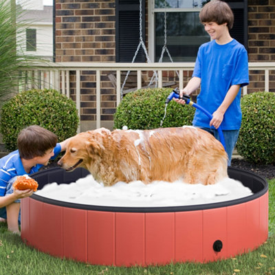 Foldable dog paddling store pool