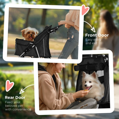 Cat stroller hot sale carrier