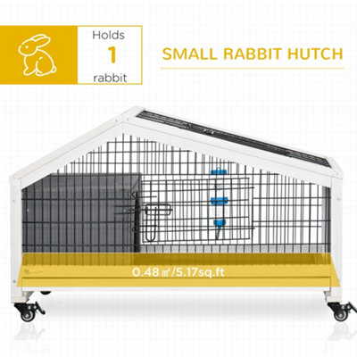 Plastic rabbit hutch best sale