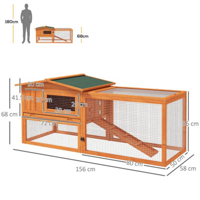 Rabbit cage clearance ramp