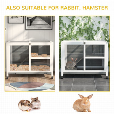 Pawhut 91 2024 deluxe rabbit hutch