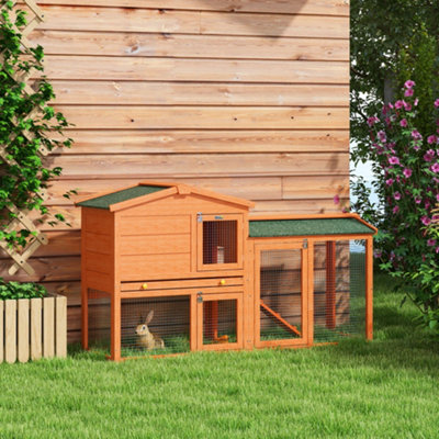 Diy large best sale rabbit hutch